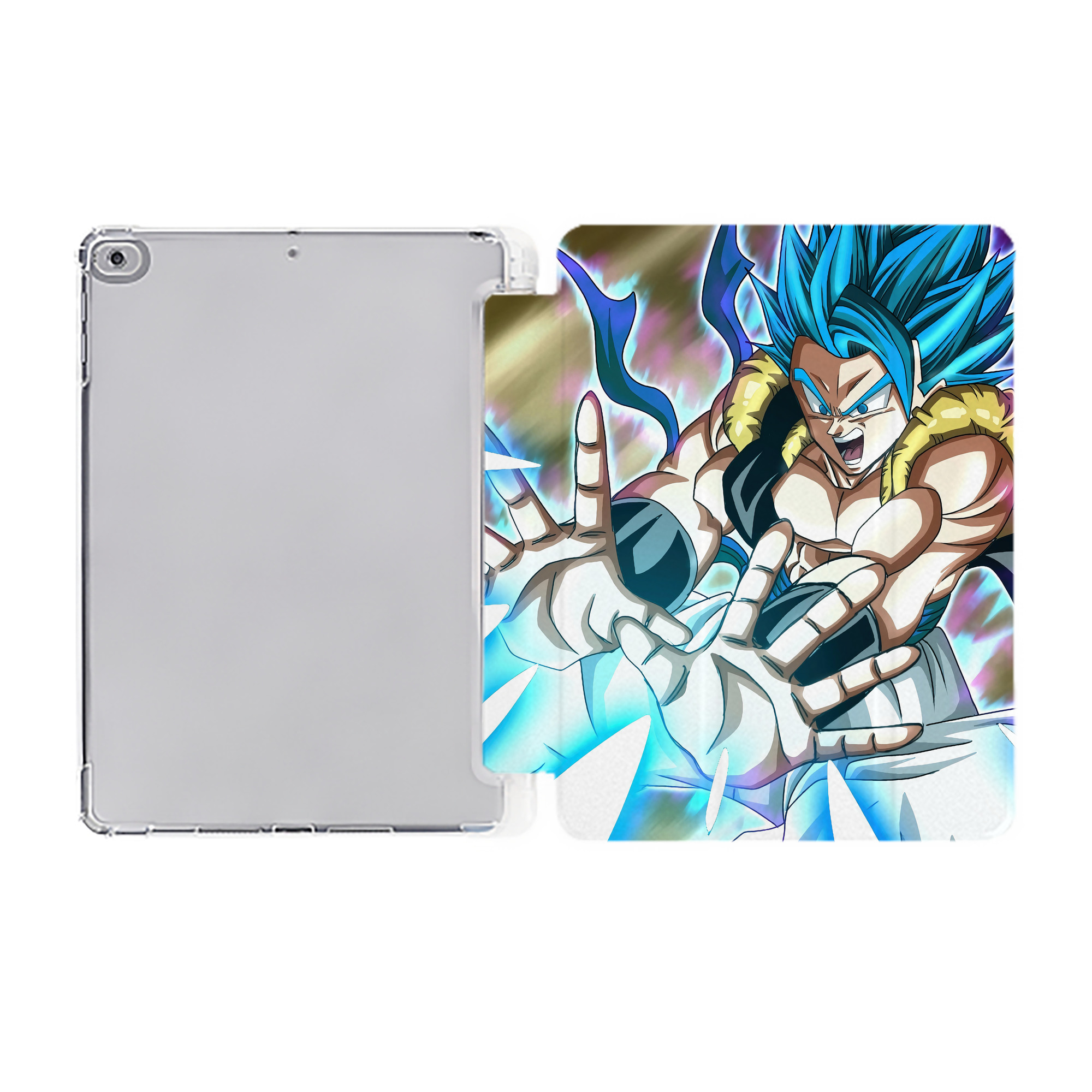 （画像用） ドラゴンボール DRAGON BALL IPad ケース ペン収納付き 三つ折りスタンド PUレザー×シリコン 対応機種9.5/10.5/10.9インチ